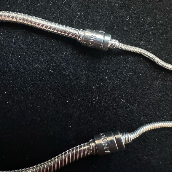 Pandora Moments Snake Chain Slider Bracelet Only - No Charms - Picture 4 of 10